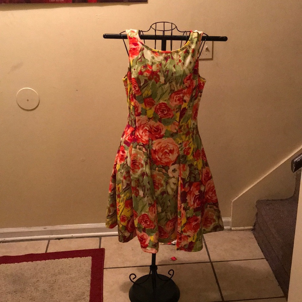 Floral colored  dress
